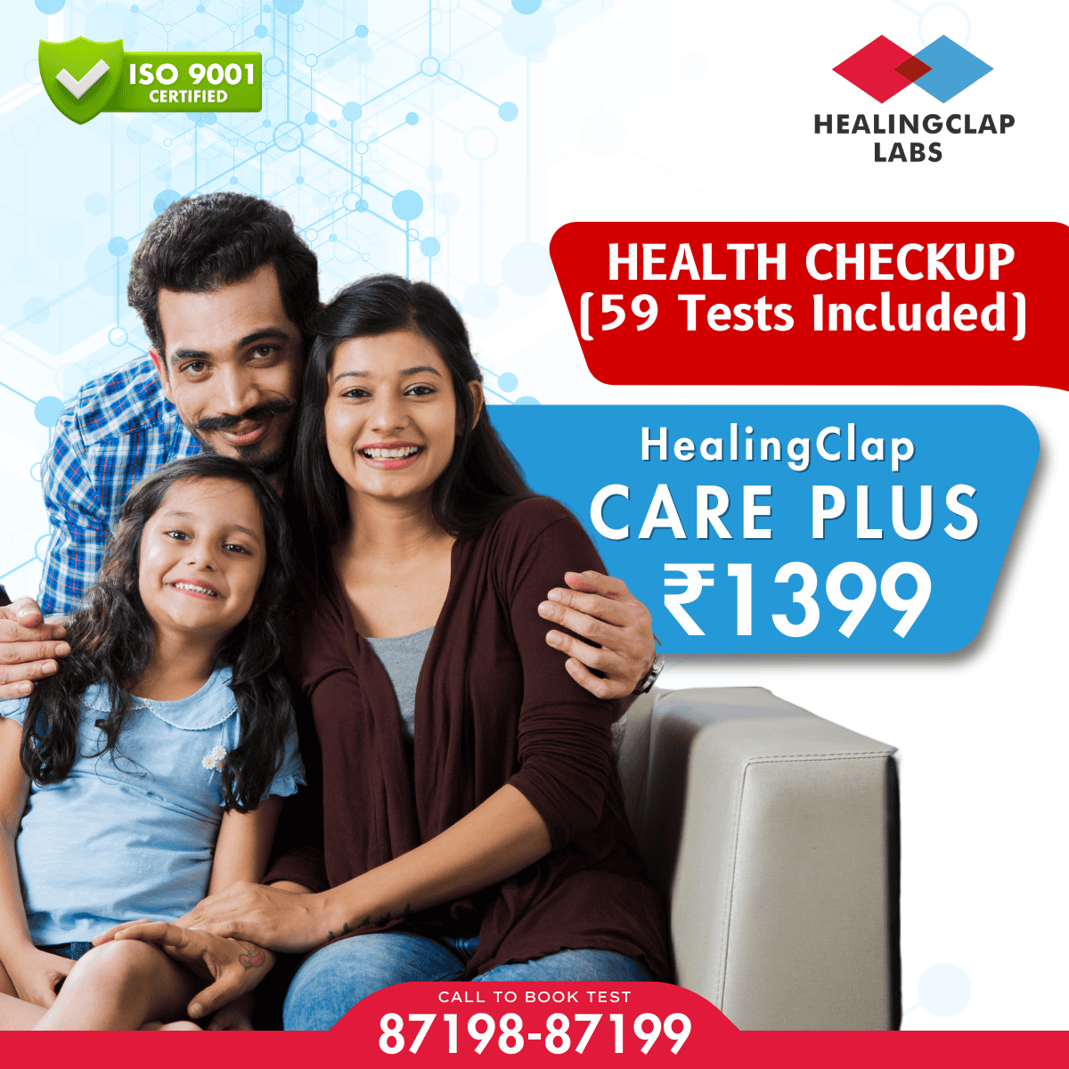 HealingClap Care Plus Full Body Checkup | Health Package 1 HealingClap-labs-care-plus